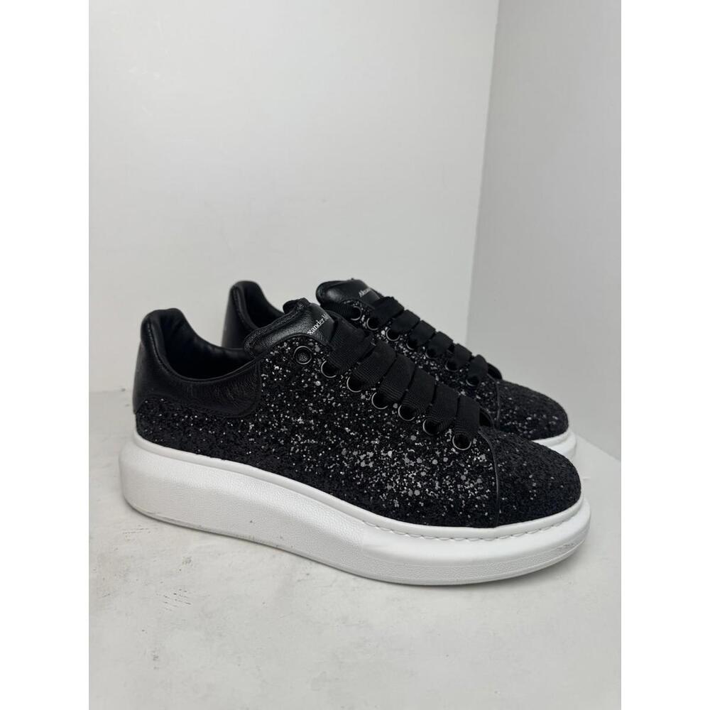 Alexander McQueen Oversized Sneakers Black Crystal Size 40.5 Preowned